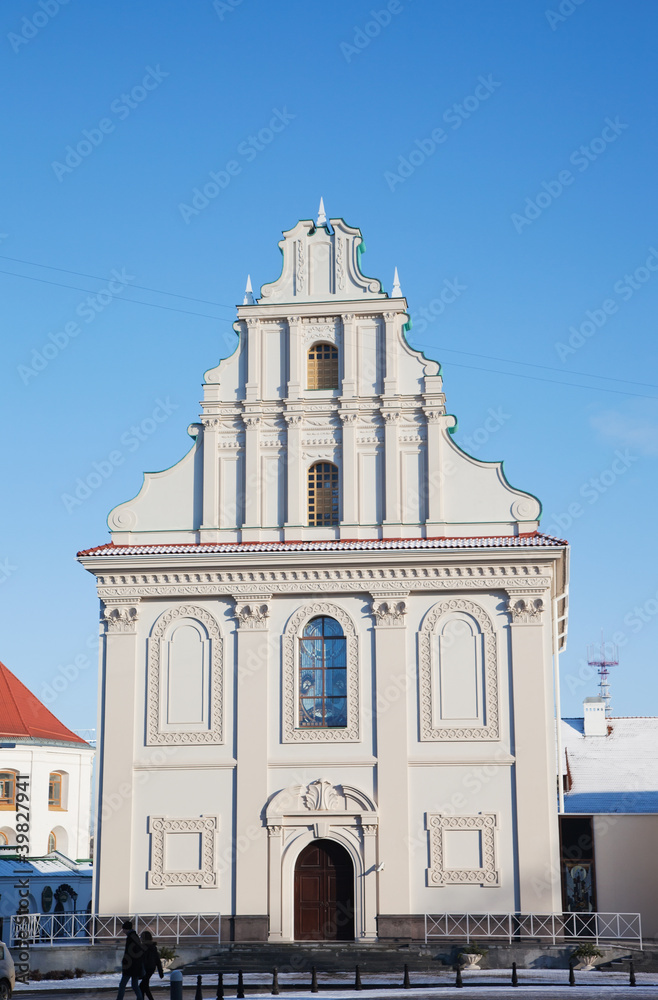 Beautiful ancient church in Minsk