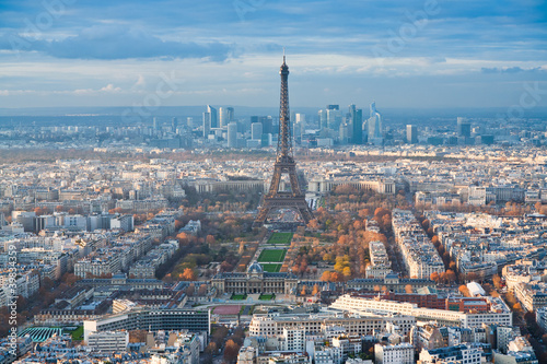 Eiffel Tower and panorama of Paris © vvoe