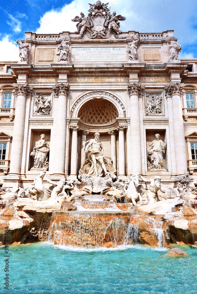 Fountain di Trevi - Rome. Italy