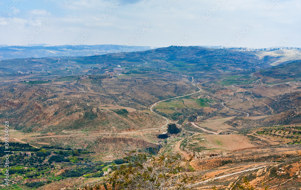 view from Mount Nebo in Jordan