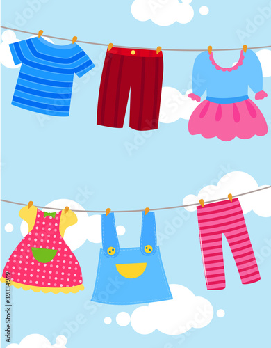 Kids clothes lines