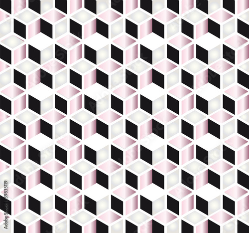 Embossed cuboids abstract background.