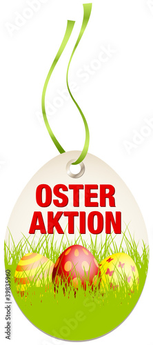 Hangtag Osteraktion Ostereier