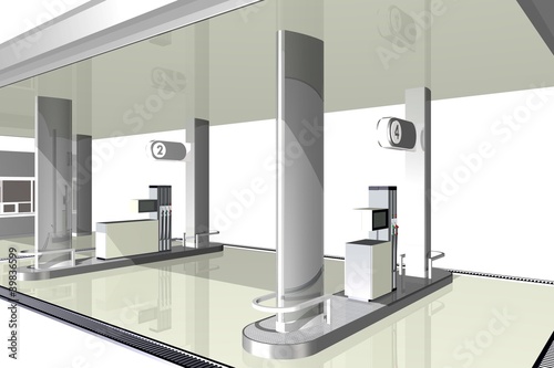 gasoline station