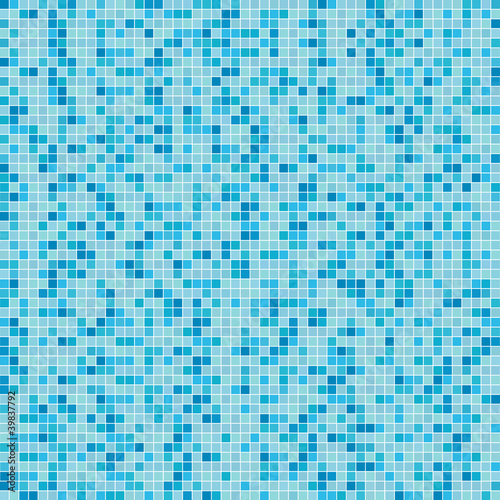 Blue mosaic background