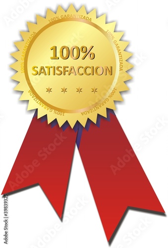 bouton 100% satisfaccion
