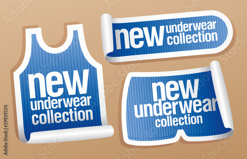 New underwear collection for men stickers