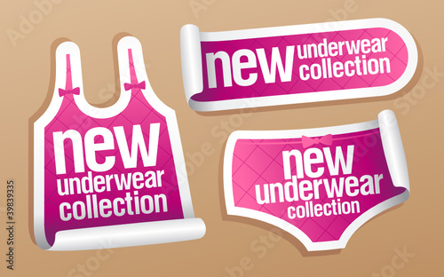 New underwear collection for women stickers