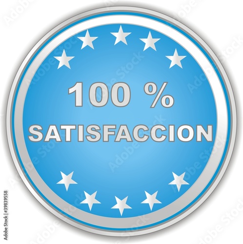 bouton 100% satisfaccion