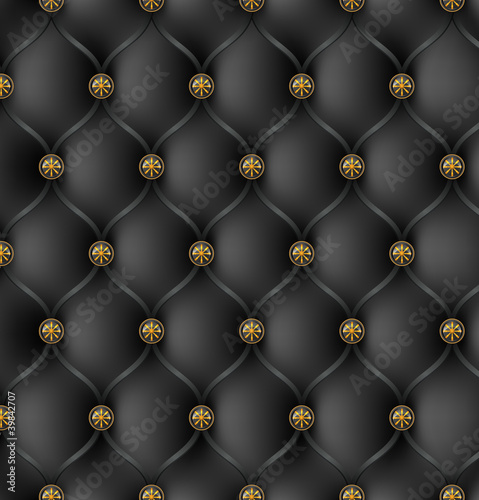 Black vector Leather upholstery eps10