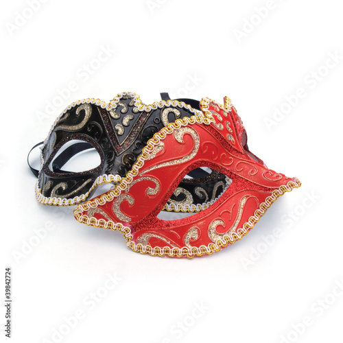 Two masquerade mask