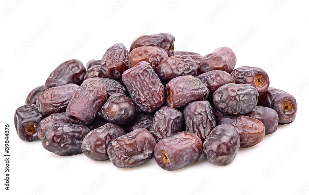 Natural dates in a metal container
