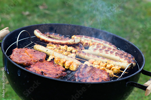 Grill im Garten