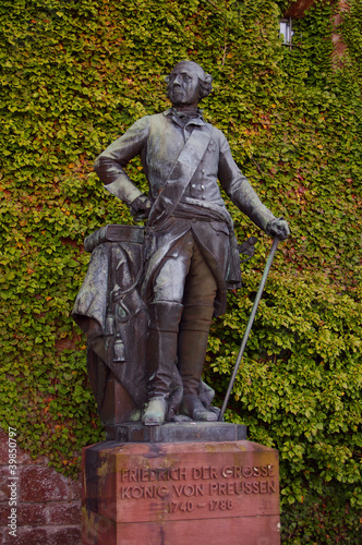 Statue of a german nobel at Hohenzollern castle in Germany