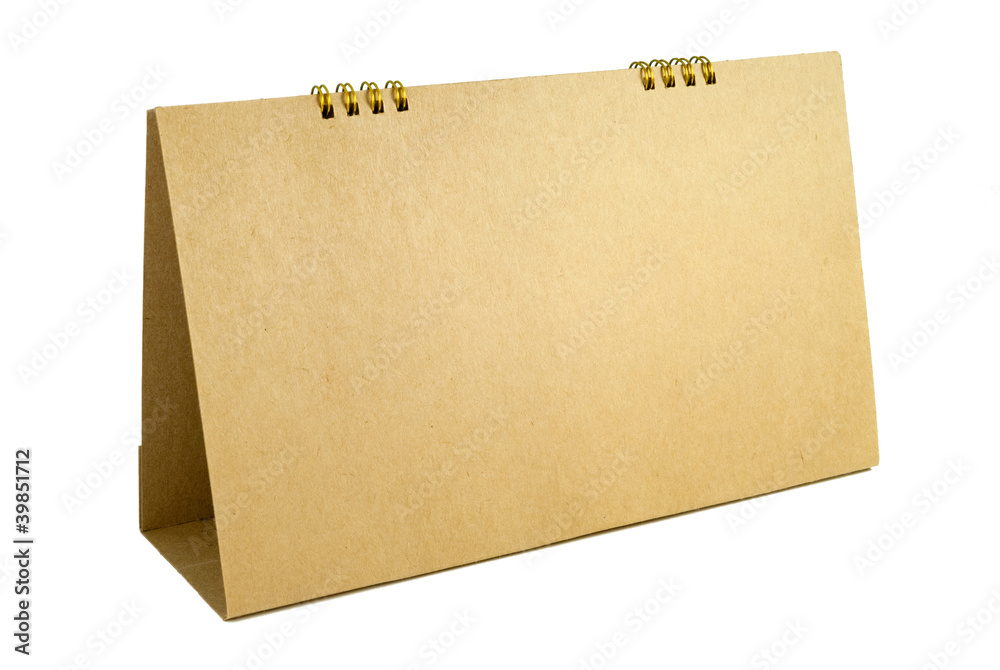 blank calendar stand on isolated background blank calendar stand on isolated background
