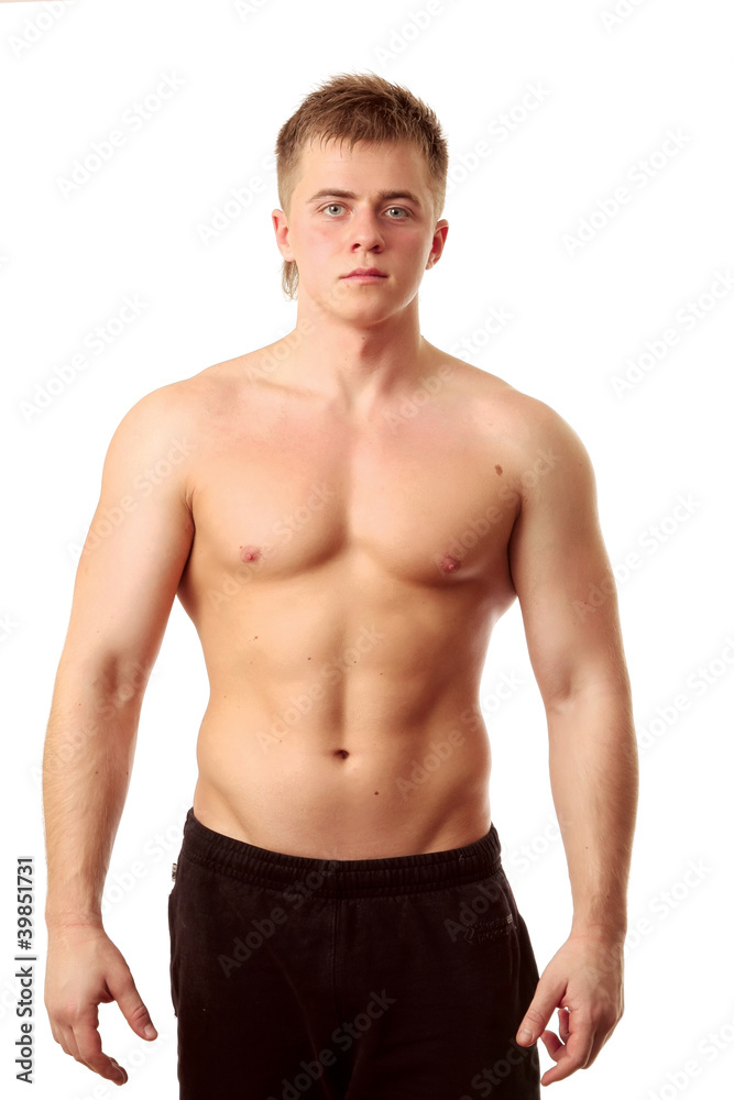 young muscular man