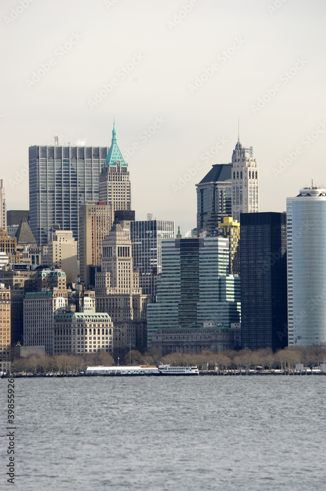 Manhattan skyscrapers, NY