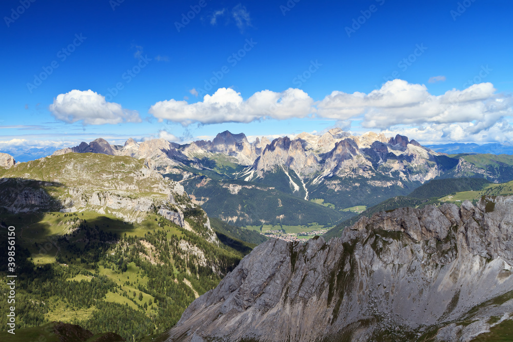 Dolomiti - Catinaccio mount from Monzoni ridge