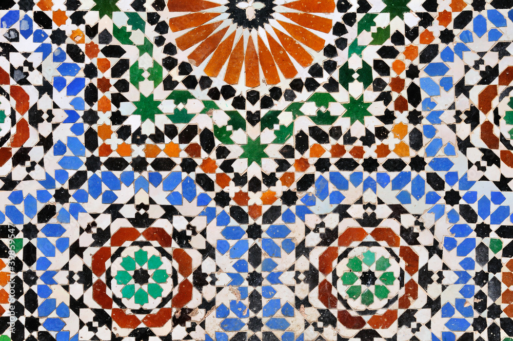 Stone Tiles, Mosaic, Morocco Stone Tiles, Mosaic, Morocco