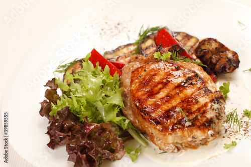 Chicken Steak with vegetables