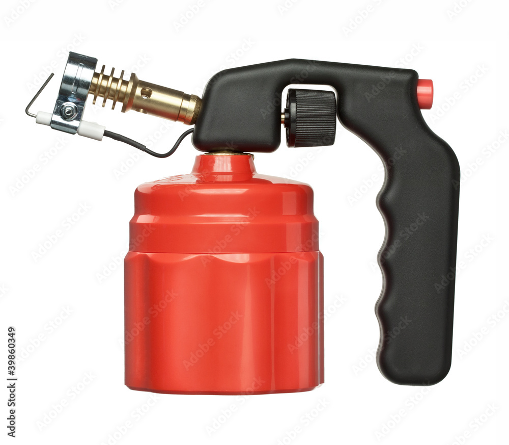 Naklejka premium Red blowtorch