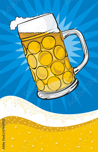 beer - mug and background