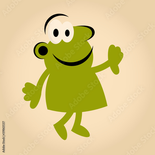 cartoon mann grün
