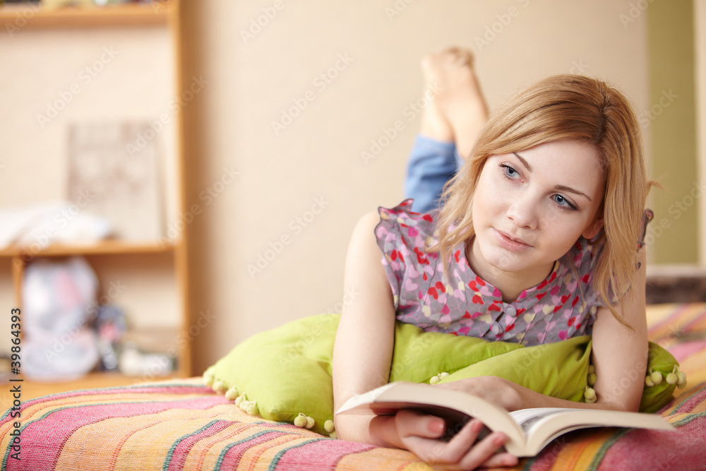 pretty woman with book pretty woman with book