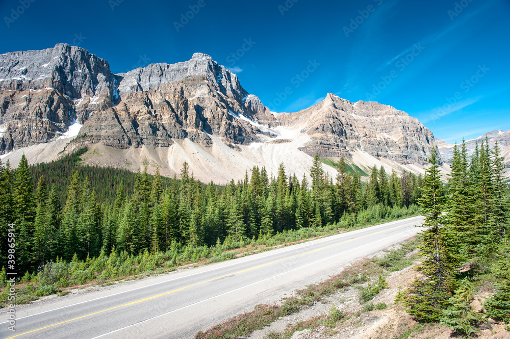 Icefield Parkway in Banff National Park
