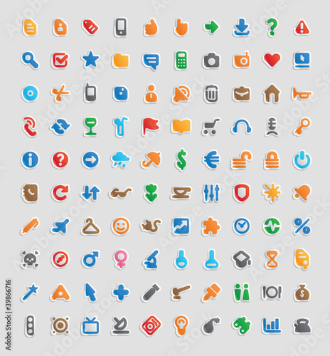 Sticker icons