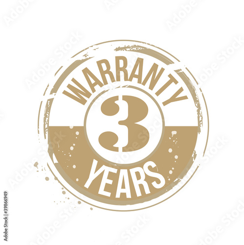 timbre 3 ans de garantie