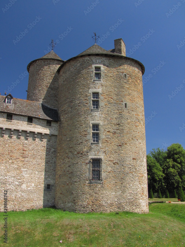 Château de Coussac-Bonneval ; Limousin ; Périgord