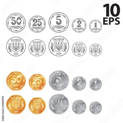 Ukrainian coins