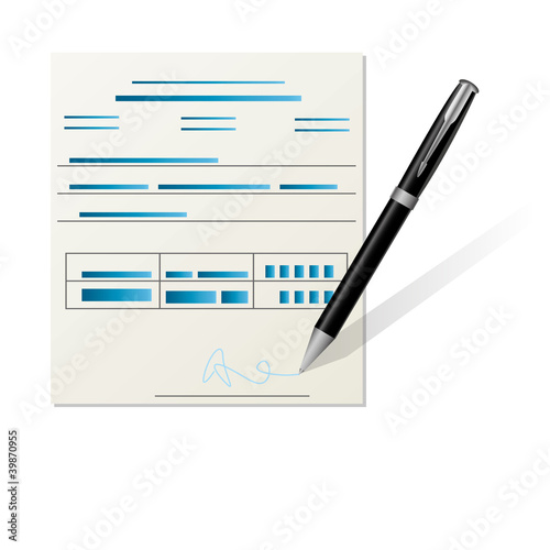 sign a document