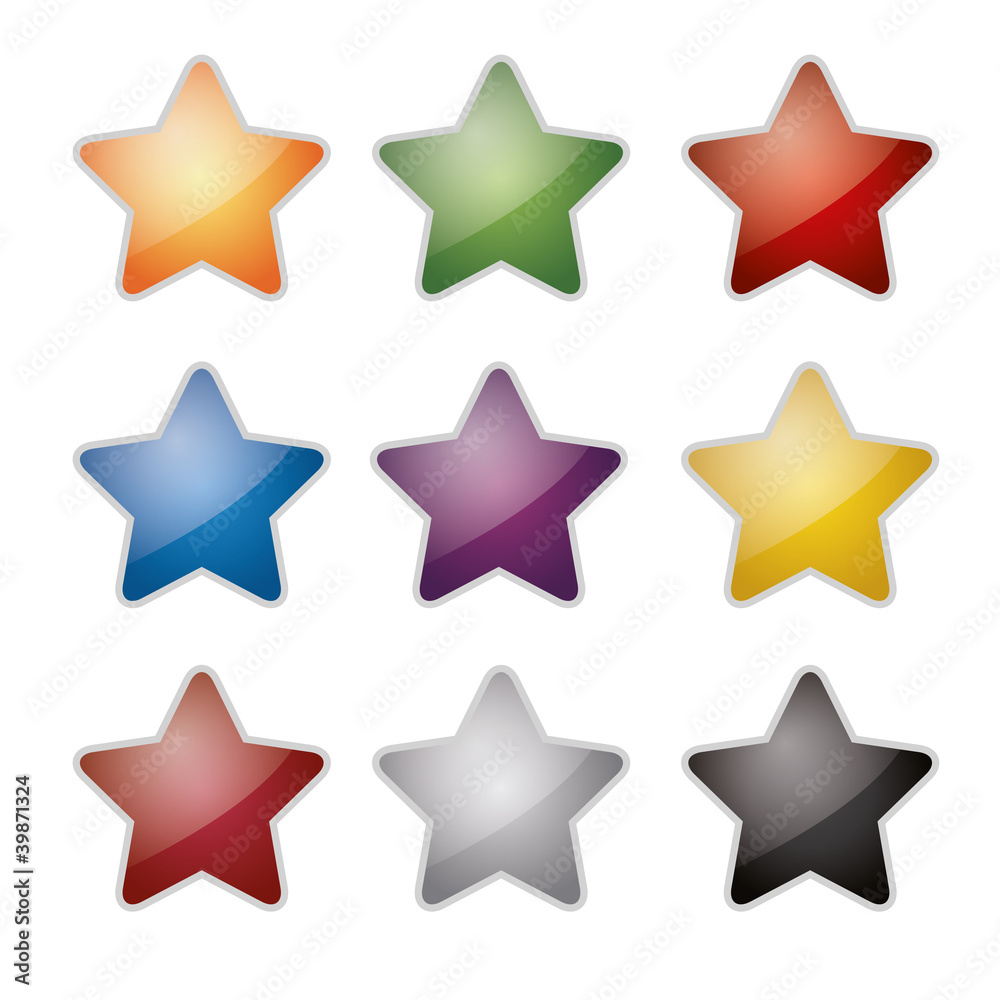 set stern sternchen icon farben sternschnuppe bewertung set stern sternchen icon farben sternschnuppe bewertung