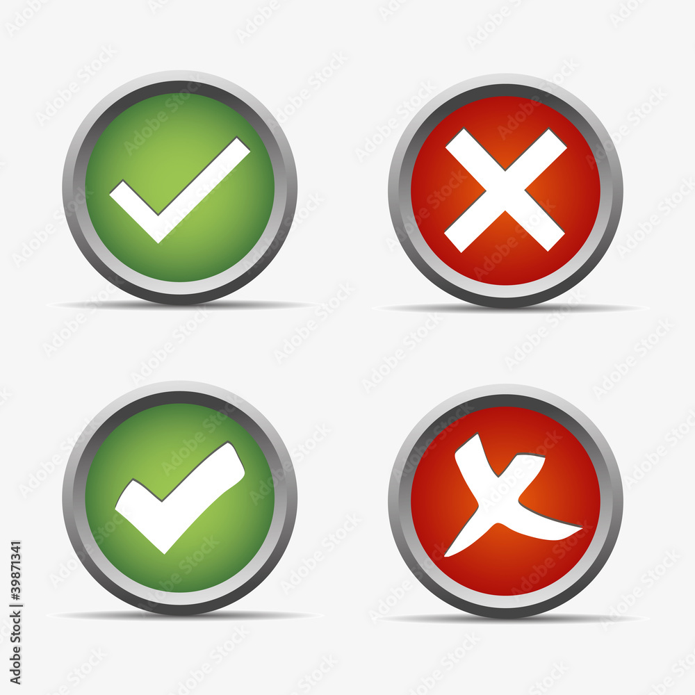 ja nein yes no rot grün kreis kugel rund button haken ok kreuz ja nein yes no rot grün kreis kugel rund button haken ok kreuz