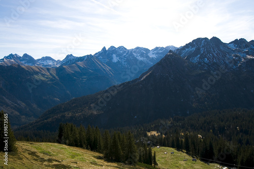 Blick vom Fellhorn - Allgäuer Alpen - Deutschland