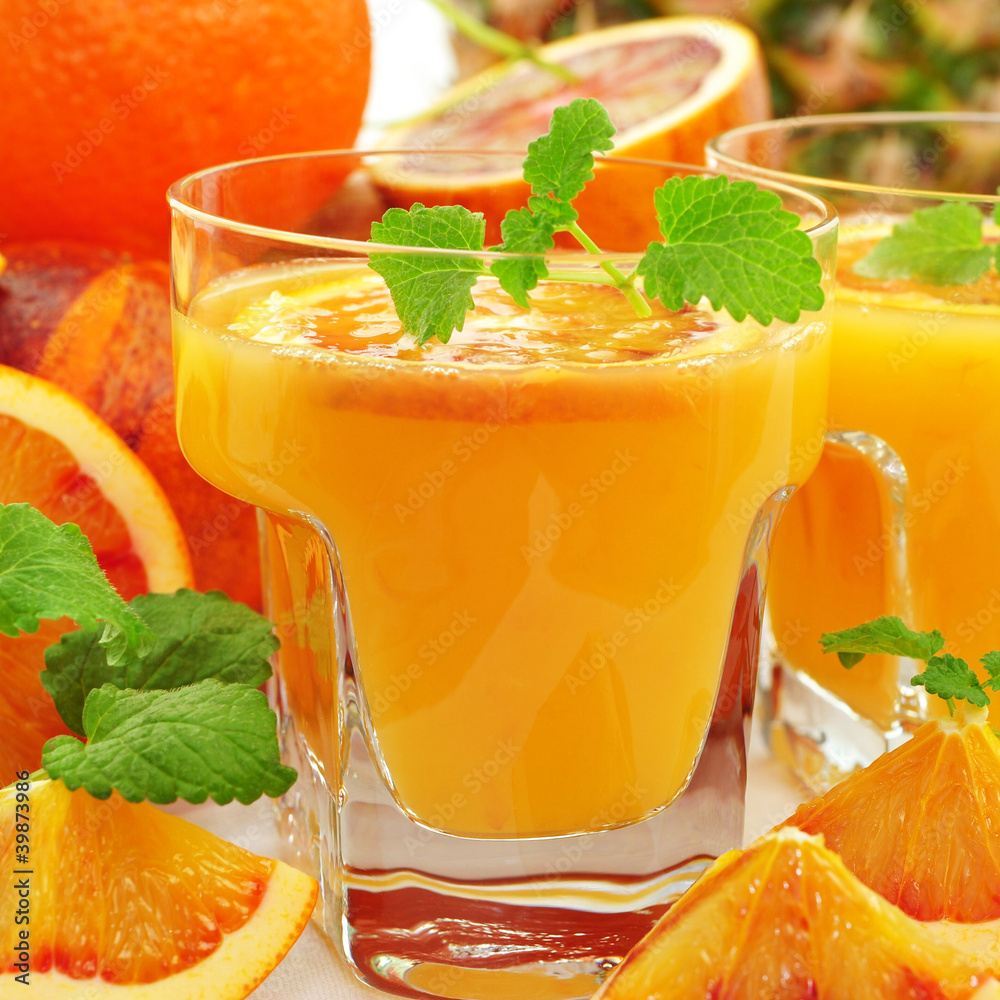 Obraz na plátně Orangensaft