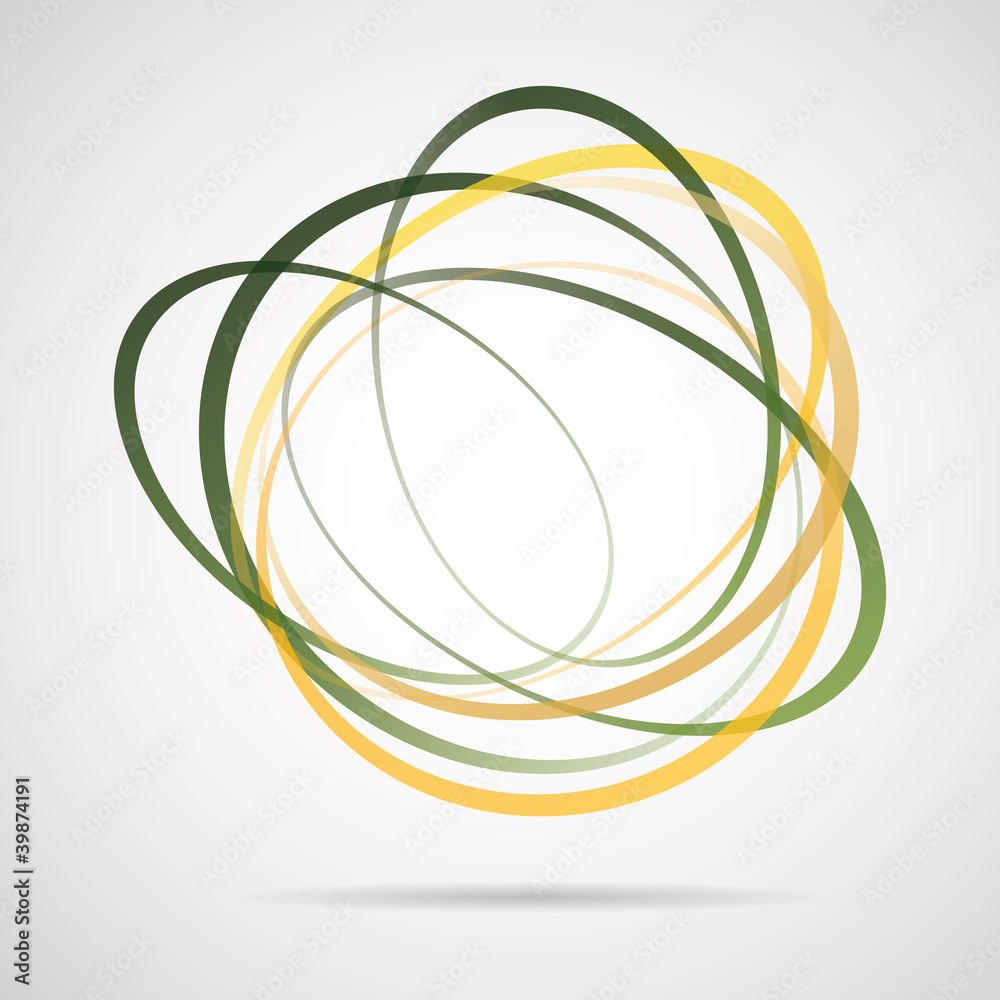 Abstrakt grün gelb Vektor rings logo zeichen baum garten umwelt Abstrakt grün gelb Vektor rings logo zeichen baum garten umwelt