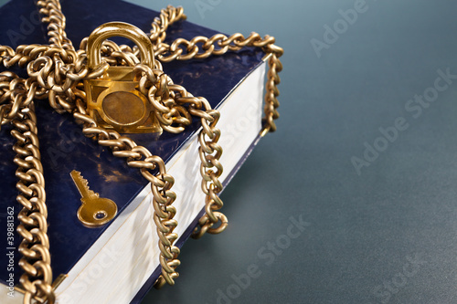 Chained and locked book