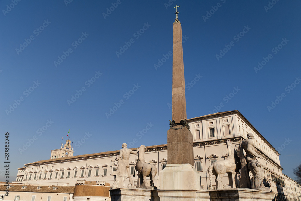 Quirinale Palace of Italian Prime Minister Rome Italy