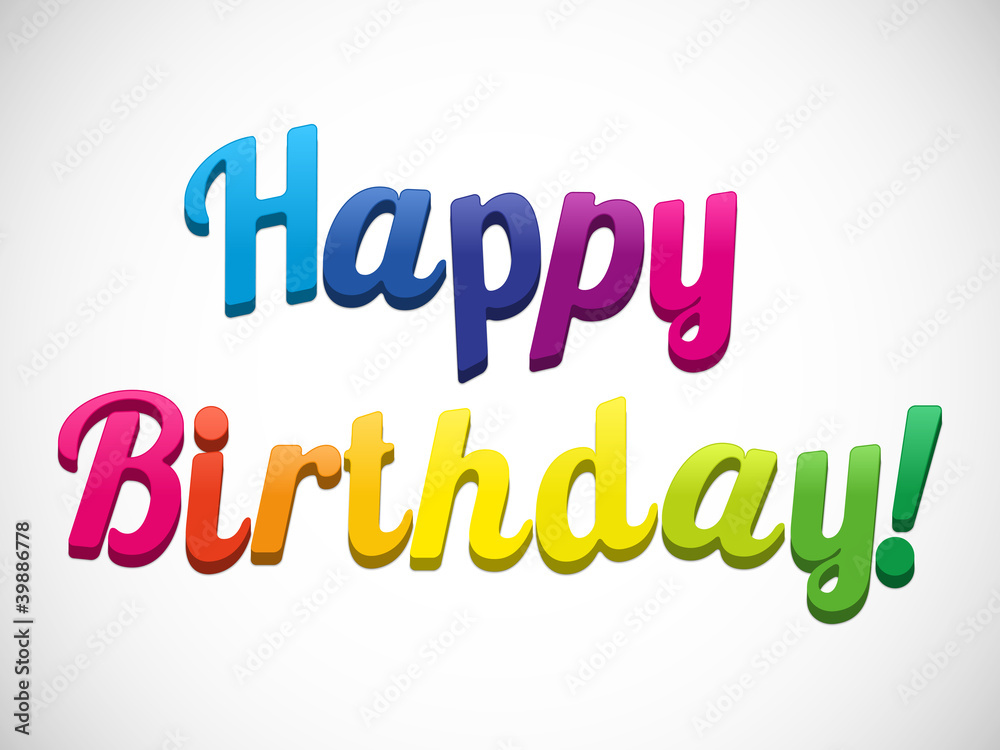 Illustration for happy birthday card. Vector. Illustration for happy birthday card. Vector.
