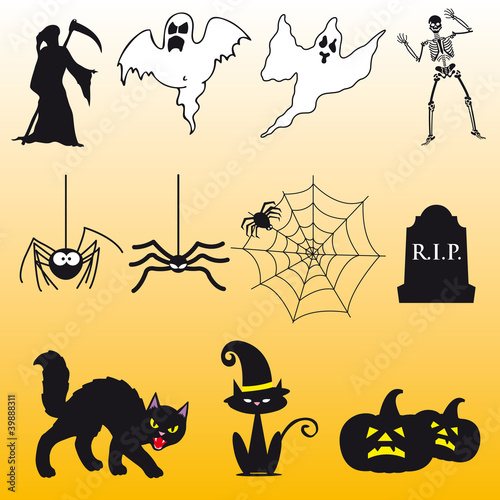 Halloween objects