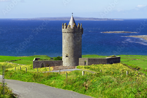 Doonagore castle near Doolin, Co. Clare, Ireland