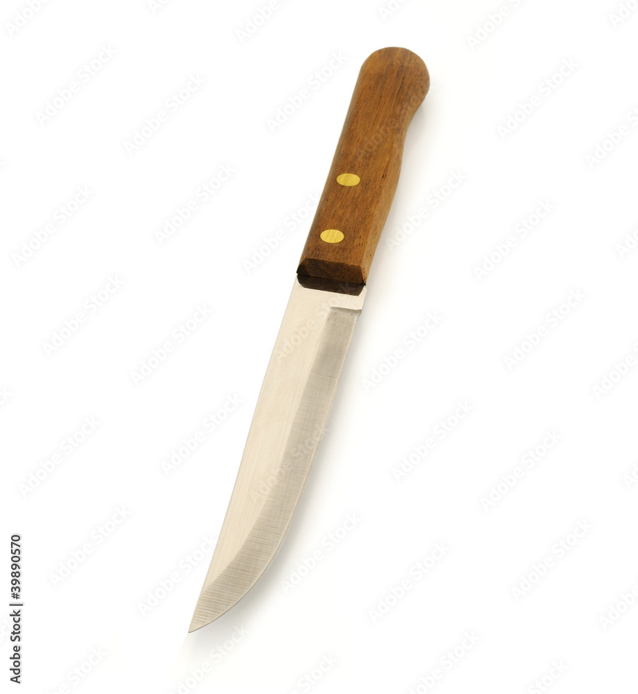 Peeling knife on white background Peeling knife on white background