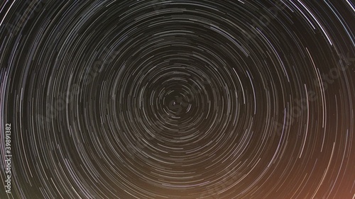 Cumulative time lapse of star trails.