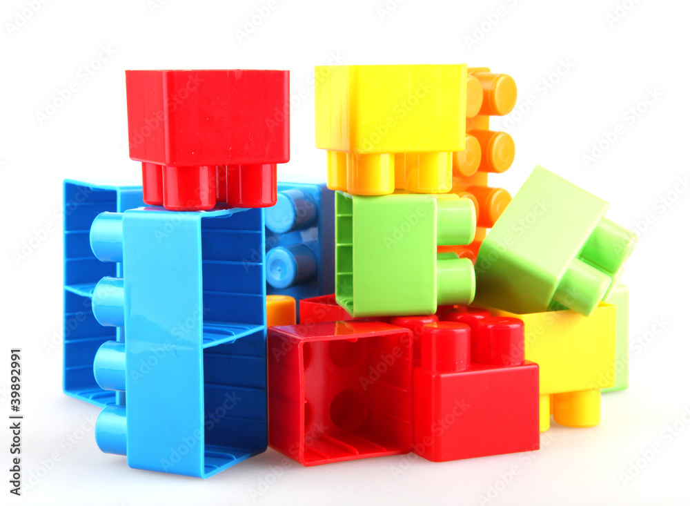 Plastic building blocks