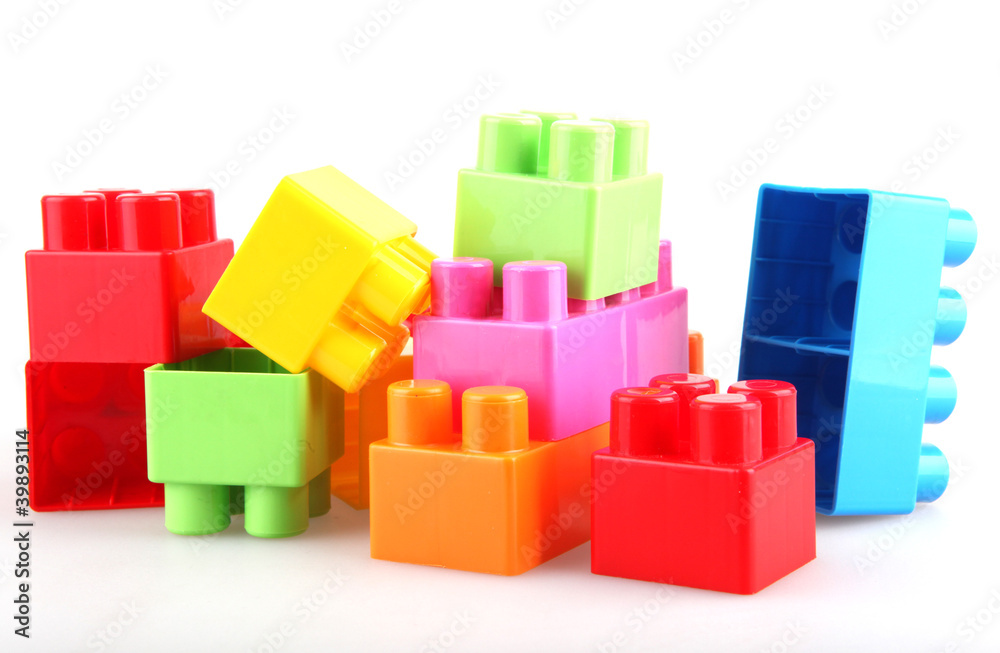 Plastic building blocks Plastic building blocks