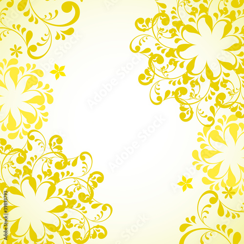abstract yellow background