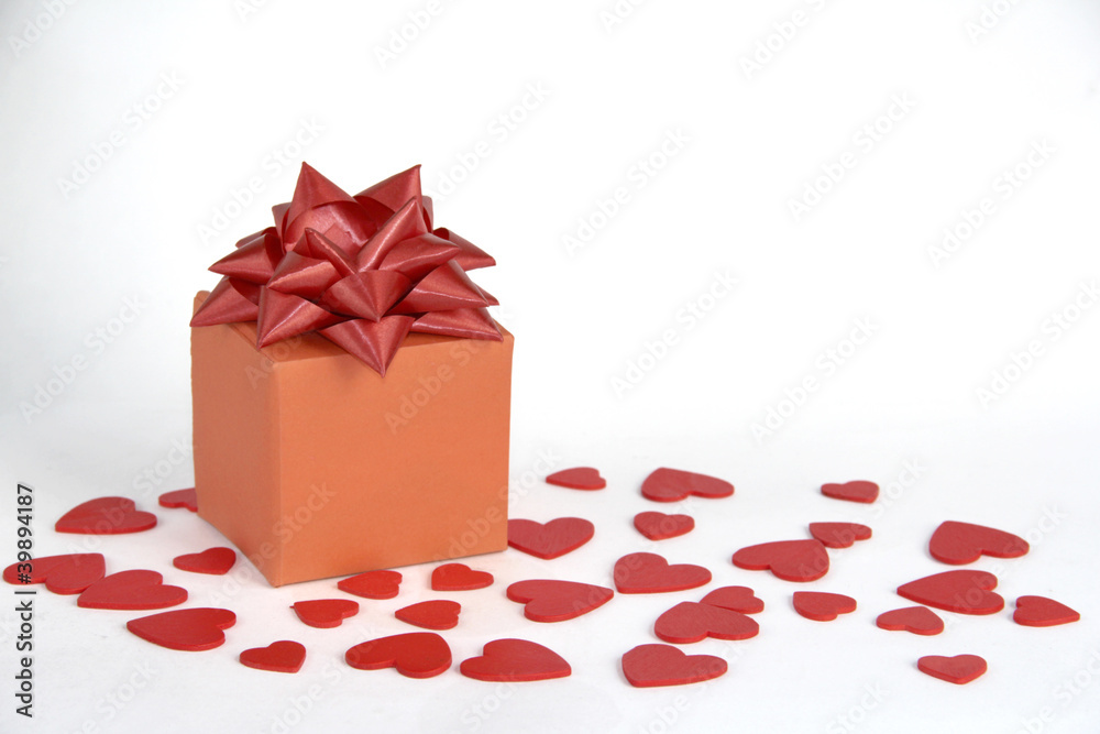 gift box hearts decor gift box hearts decor